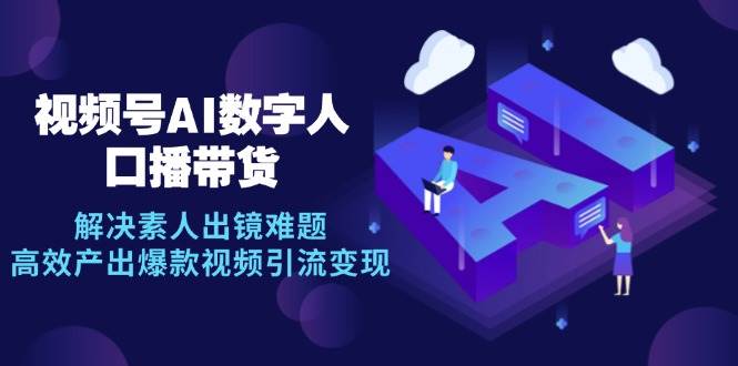 (12958期)视频号数字人AI口播带货,解决素人出镜难题,高效产出爆款视频引流变现