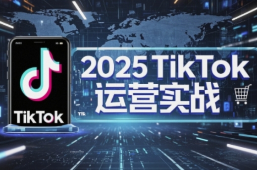 2025TikTok电商运营，掌握TikTok店铺运营核心技巧，实现低成本高转化