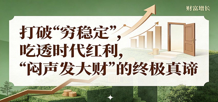 公众号付费文章《打破 “穷稳定”，吃透时代红利，“闷声发大财”的终极真谛》