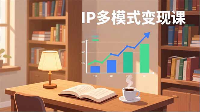 （17014期）IP多模式变现课，广告分成、种草激励、Live图带货，开拓多元收入，副业稳定月入过万