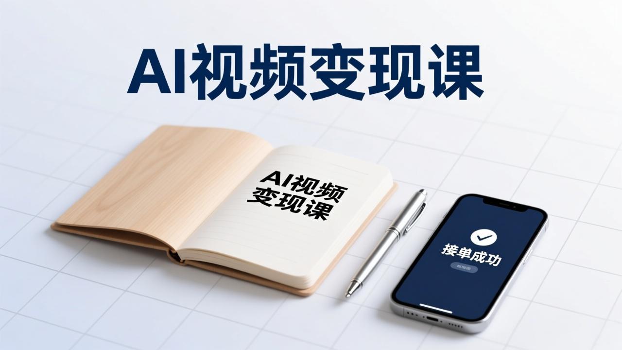 （17065期）AI视频变现课，学完即可创作短片、接商单，实现副业增收，单项目报价可达千元