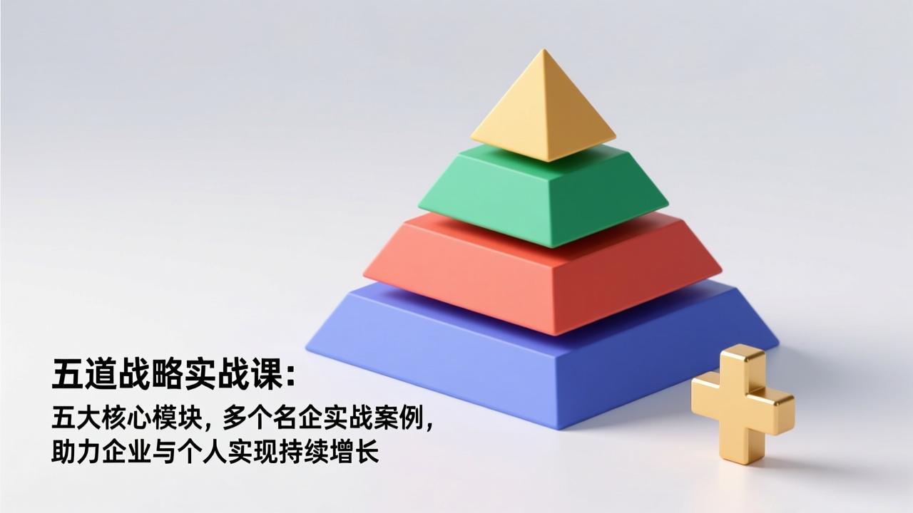 （17095期）五道战略实战课：五大核心模块，多个名企实战案例，助力企业与个人实现持续增长