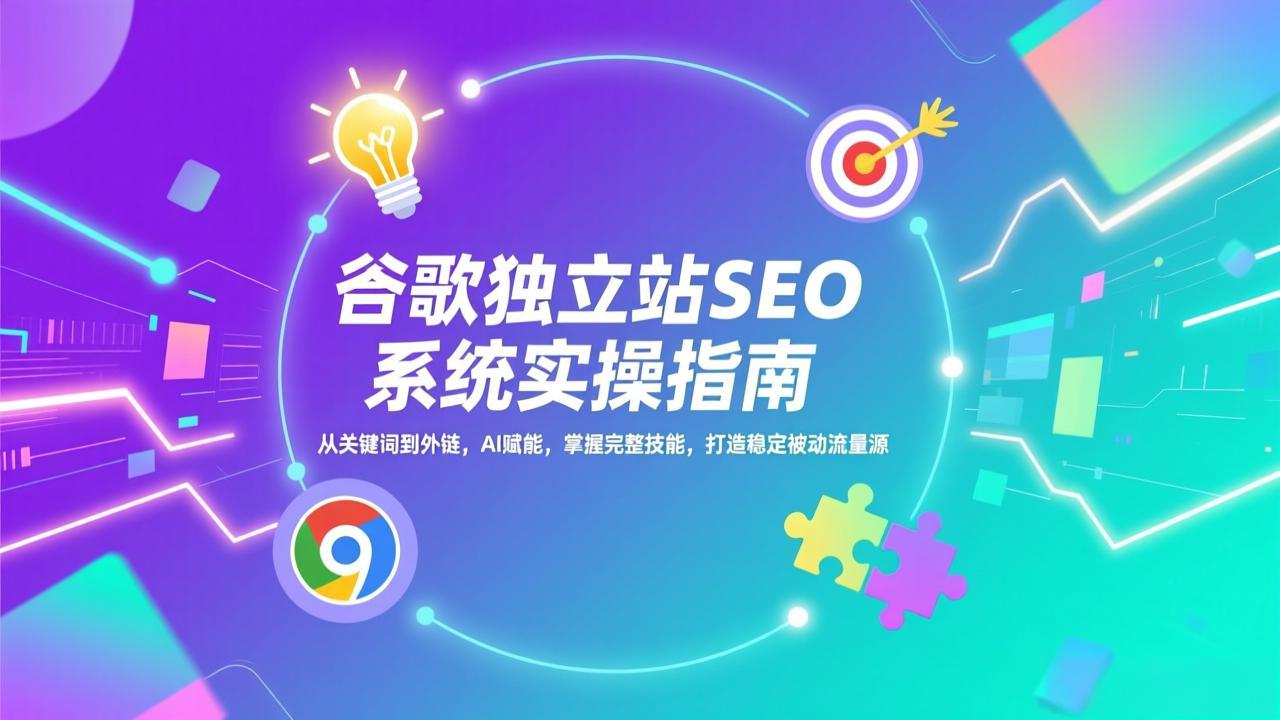 （17263期）谷歌独立站SEO系统实操(更新)：从关键词到外链，AI赋能，掌握完整技能，打造稳定被动流量源