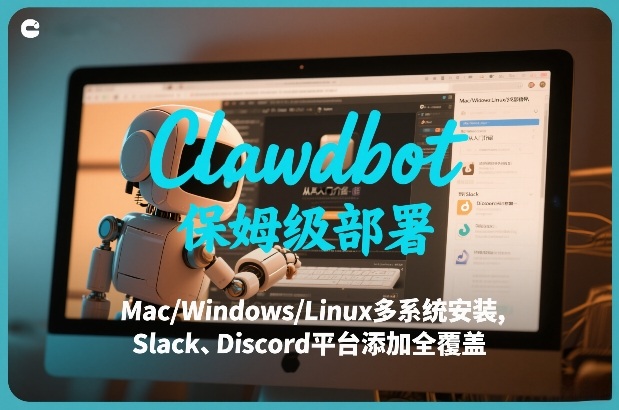Clawdbot保姆级部署，从入门介绍、Mac/Windows/Linux多系统安装，到Slack、Discord平台添加全覆盖