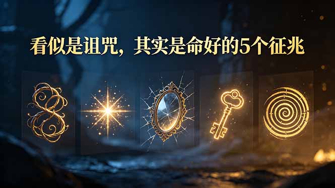 (19089期)付费文章:看似是诅咒,其实是命好的5个征兆